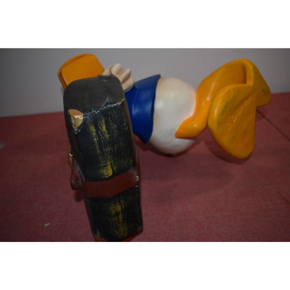Disney Donald Duck Suitcase Statue Display Large Display Approx 19" Tall 1980 - Picture 13 of 14